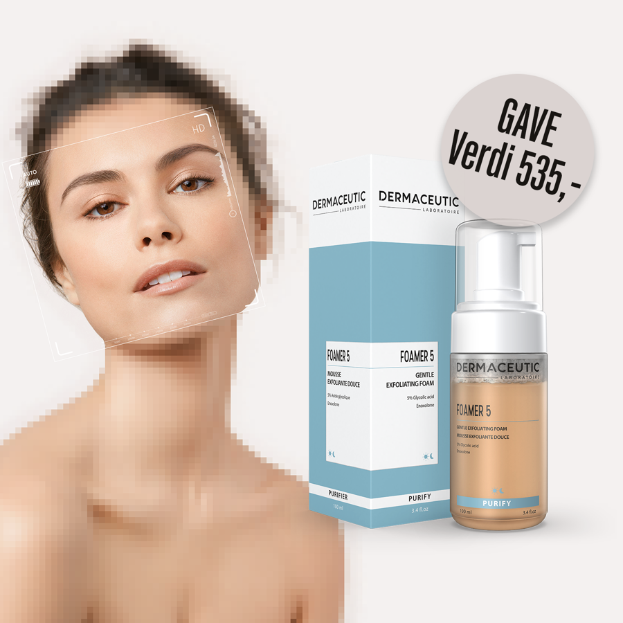 Kjøp et valgfritt Dermaceutic produkt, og få med Foamer 5 (100ml) med på kjøpet!